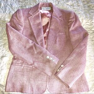 Pink Tweed Blazer & skirt suit